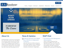 Tablet Screenshot of jlkrosenberger.com